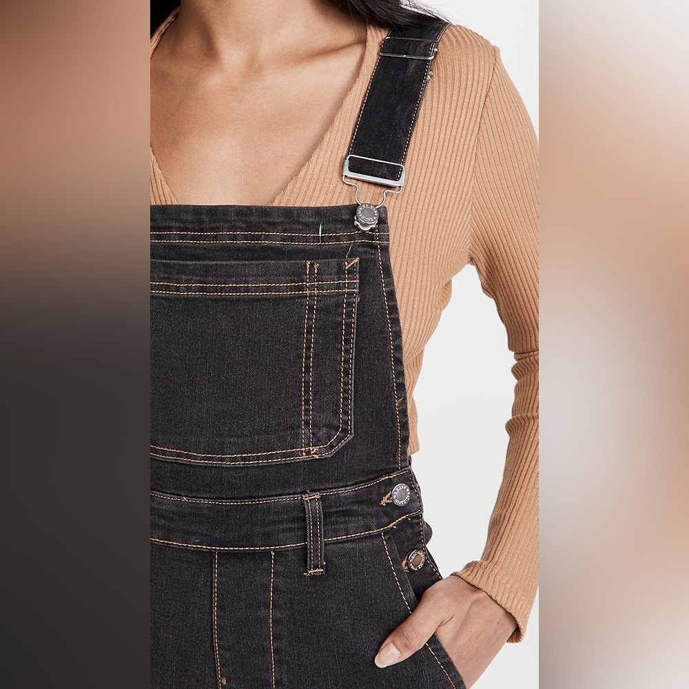 WeWoreWhat - Straight Tapered Overalls - Size 6 - Picture 3 of 6